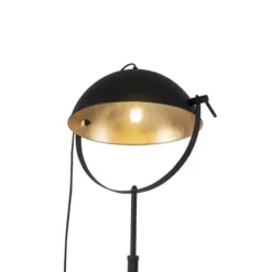 Qazqa vloerlamp magnax zwart e27