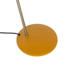 Qazqa vloerlamp milou geel e27