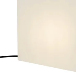 Qazqa vloerlamp nura wit e27