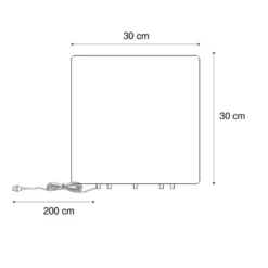 Qazqa vloerlamp nura wit e27