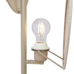 Qazqa vloerlamp organica beige e27
