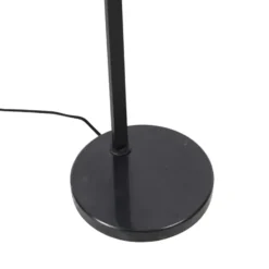 Qazqa vloerlamp qara zwart e27