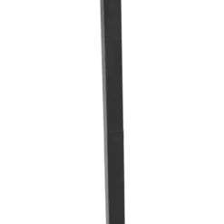 Qazqa vloerlamp qara zwart e27