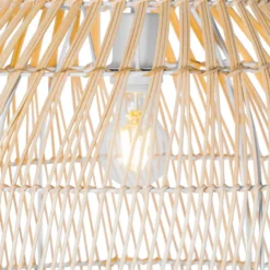 Qazqa vloerlamp sam wit e27