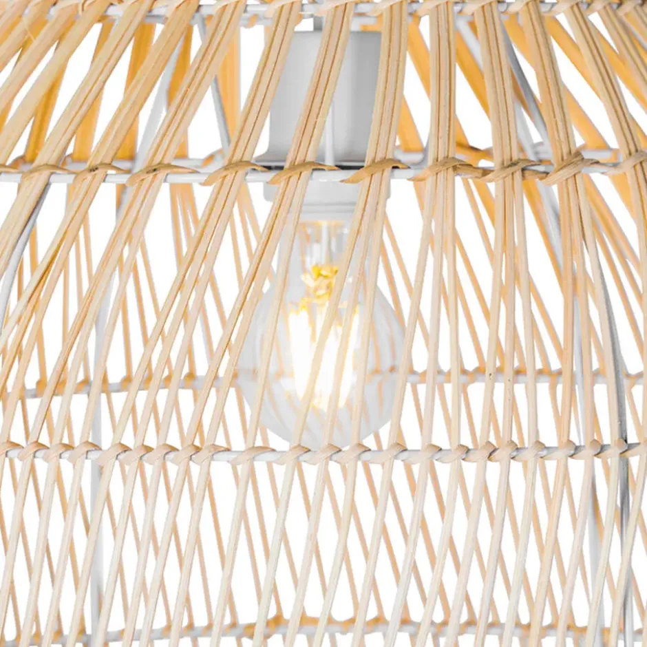 Qazqa vloerlamp sam wit e27