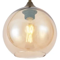 Qazqa vloerlamp sandra bronskleurig e27