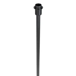 Qazqa vloerlamp simplo zwart e27