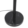 Qazqa vloerlamp sixties zwart e14