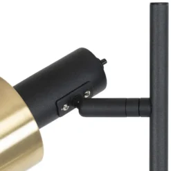 Qazqa vloerlamp stijn goudkleurig e27