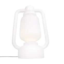 Qazqa vloerlamp storm wit e27