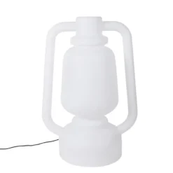 Qazqa vloerlamp storm wit e27