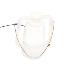 Qazqa vloerlamp storm wit e27