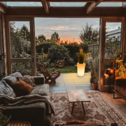 Qazqa vloerlamp verano wit e27