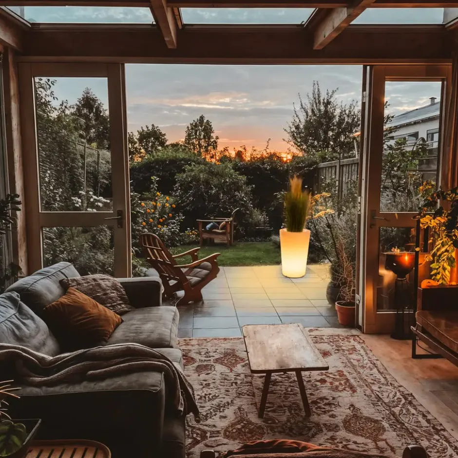 Qazqa vloerlamp verano wit e27