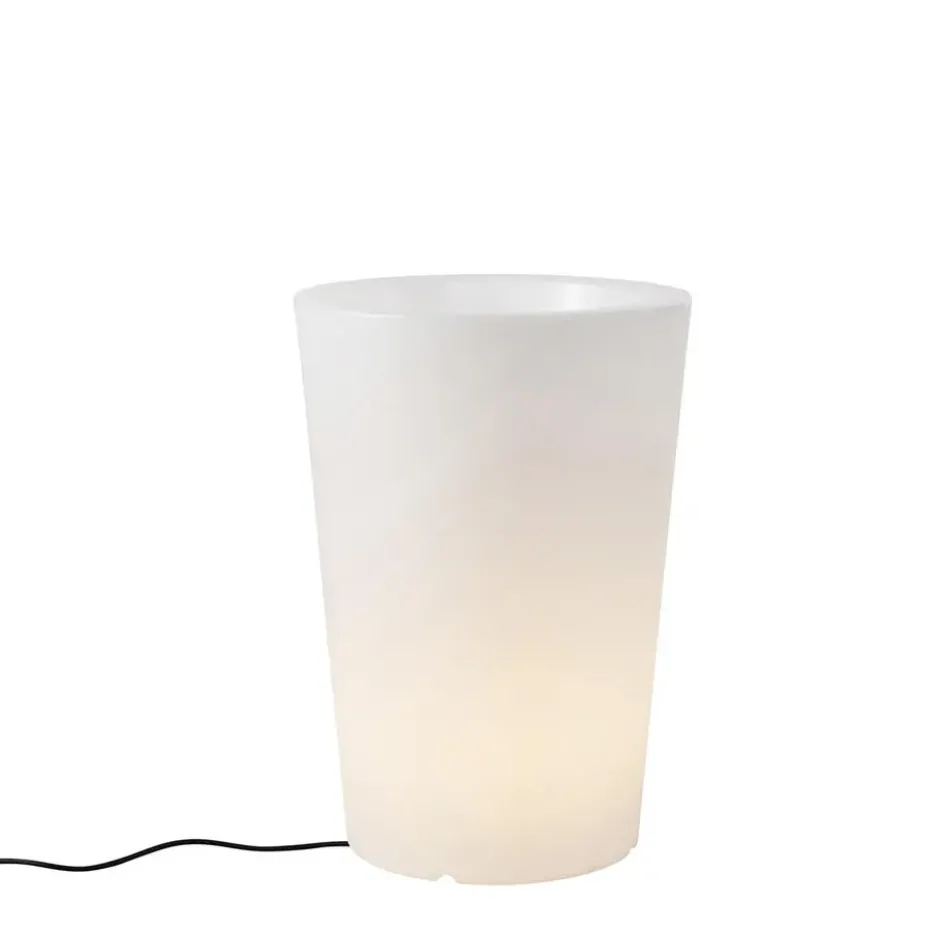 Qazqa vloerlamp verano wit e27
