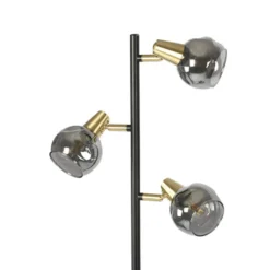 Qazqa vloerlamp vidro goudkleurig e14