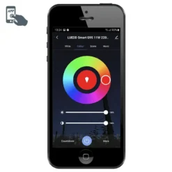 Qazqa vloerlamp vidro zwart e14