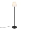 Qazqa vloerlamp virginia fl zwart e27