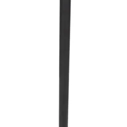 Qazqa vloerlamp virginia fl zwart e27
