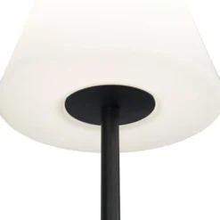 Qazqa vloerlamp virginia zwart e27