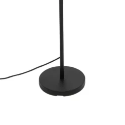 Qazqa vloerlamp virginia zwart e27