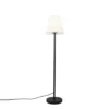 Qazqa vloerlamp virginia zwart e27
