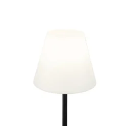 Qazqa vloerlamp virginia zwart e27