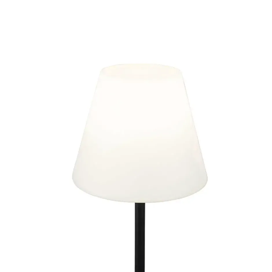 Qazqa vloerlamp virginia zwart e27