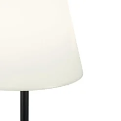 Qazqa vloerlamp virginia zwart e27