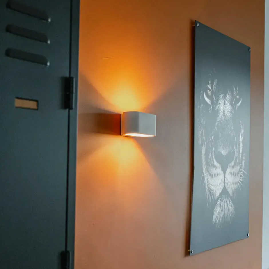 Qazqa wandlamp arles wit g9