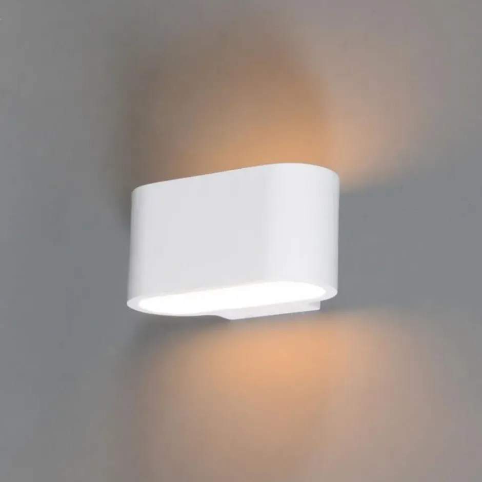Qazqa wandlamp arles wit g9