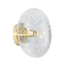 Qazqa wandlamp ayesha goudkleurig e27