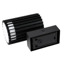 Qazqa wandlamp boris zwart gu10