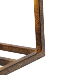 Qazqa wandlamp cage bruin e27
