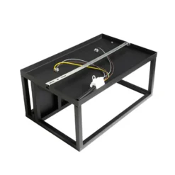 Qazqa wandlamp cage rack zwart e27