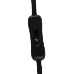 Qazqa wandlamp chappie zwart e27