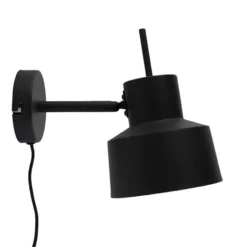 Qazqa wandlamp chappie zwart e27