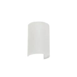 Qazqa wandlamp drum wit e27