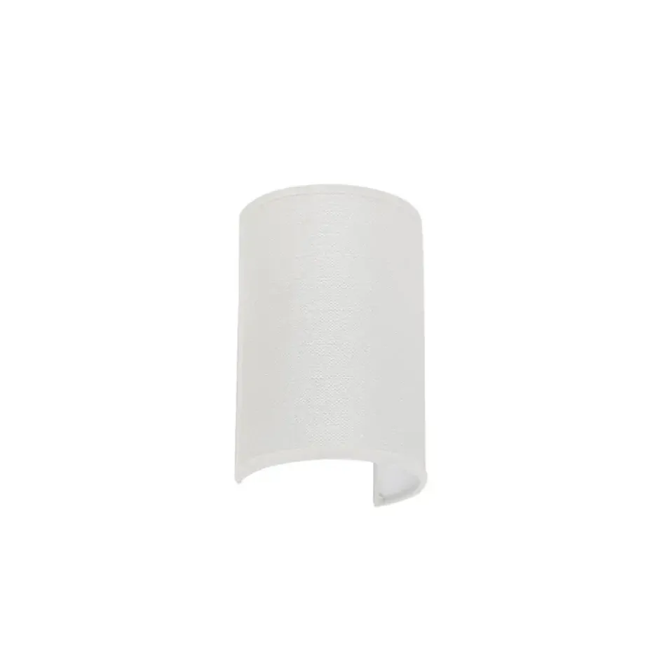 Qazqa wandlamp drum wit e27