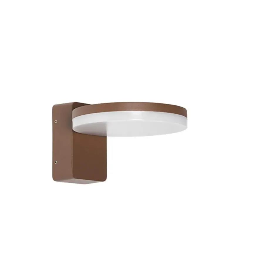Qazqa wandlamp esmee bruin geïntegreerde led