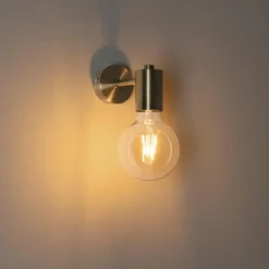 Qazqa wandlamp facil bronskleurig e27