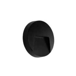 Qazqa wandlamp gem zwart geïntegreerde led