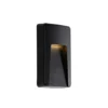 Qazqa wandlamp gem zwart geïntegreerde led