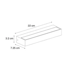 Qazqa wandlamp hannah bruin geïntegreerde led