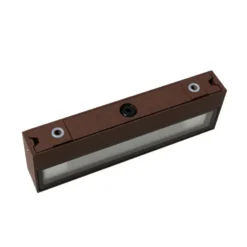 Qazqa wandlamp hannah bruin geïntegreerde led