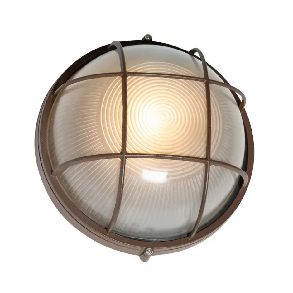 Qazqa wandlamp hanneke bruin e27