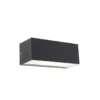 Qazqa wandlamp houks zwart e27