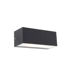 Qazqa wandlamp houks zwart e27