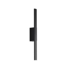 Qazqa wandlamp jamal zwart geïntegreerde led