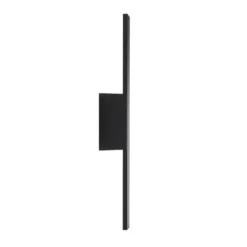 Qazqa wandlamp jamal zwart geïntegreerde led